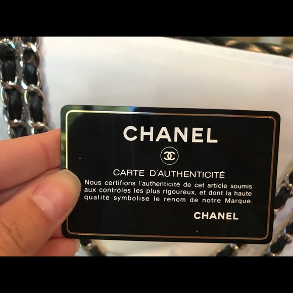 CHANEL MAXI CLASSIC DOUBLE FLAP BAG/BLACK LAMBSKIN - Picture 7 of 8